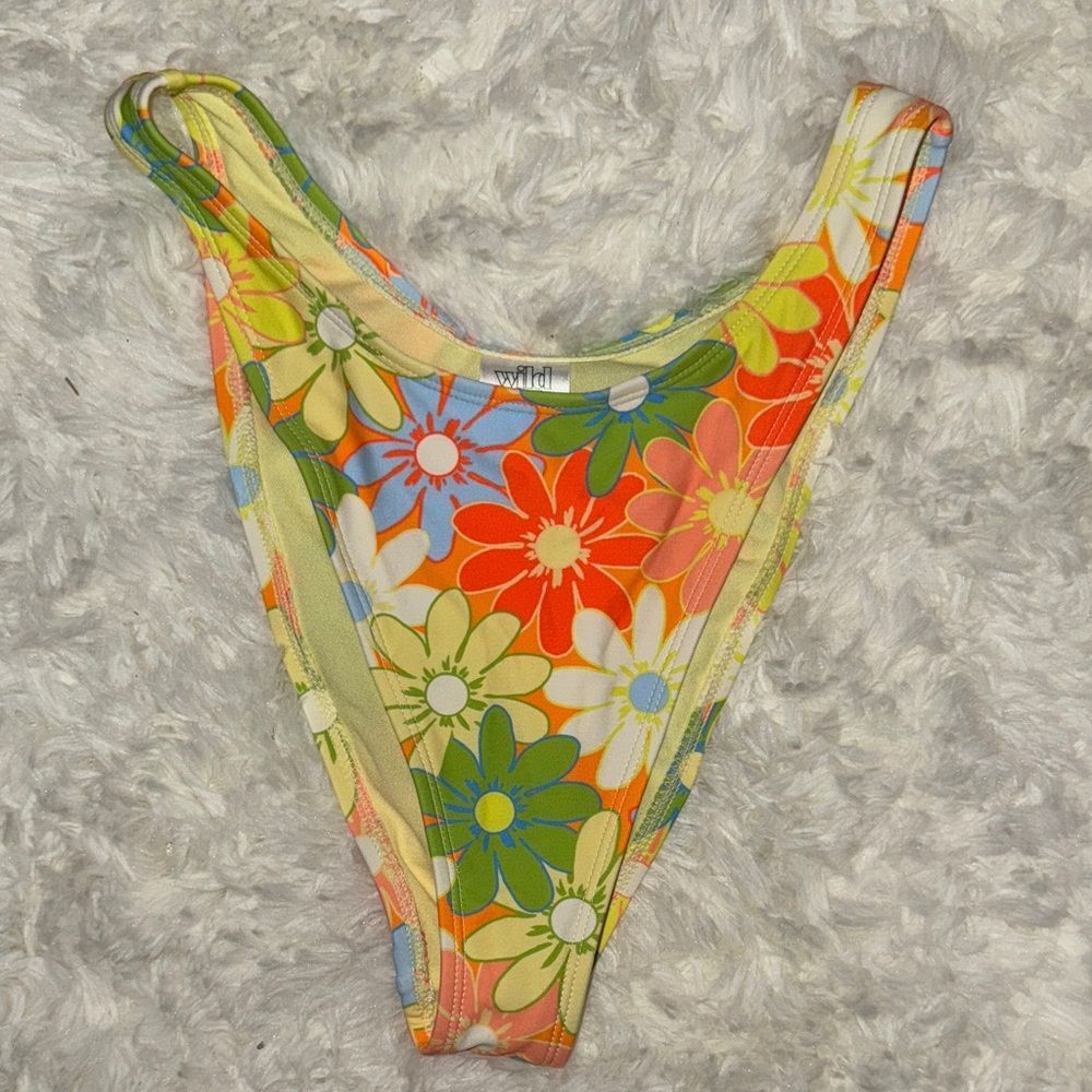 Wild Fable Multicolor Floral Bodysuit